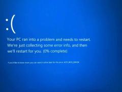 Win10蓝屏代码”ACPI BIOS Error“怎么办